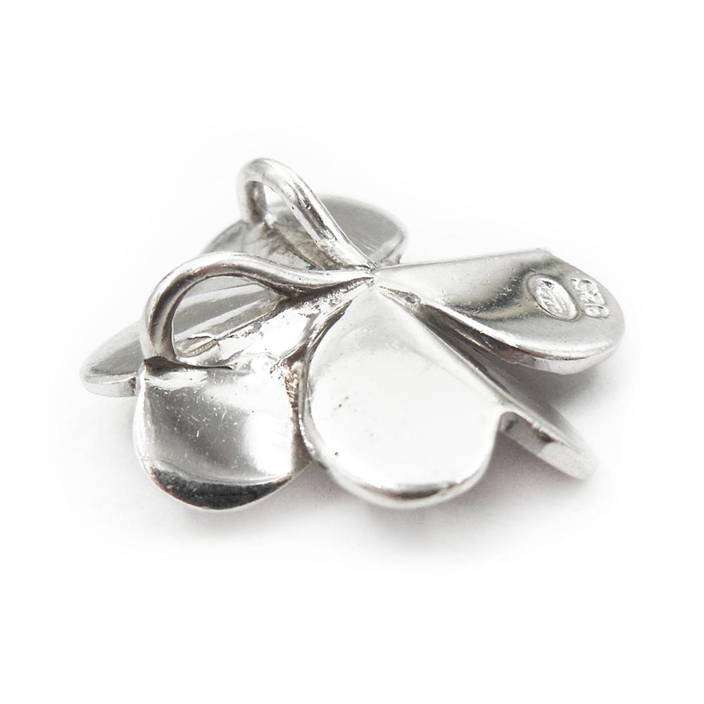 Hopeinen neliapila riipus #1