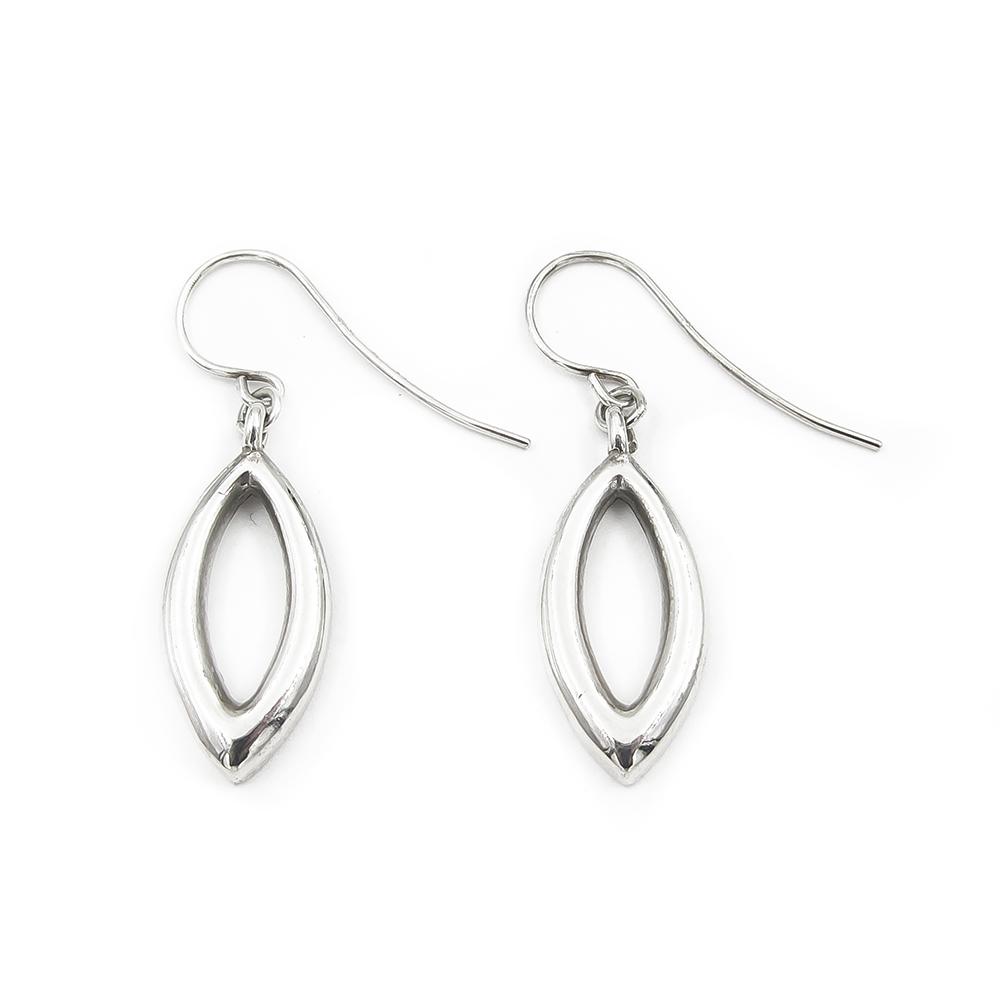 Hopeiset koukkukorvakorut #0