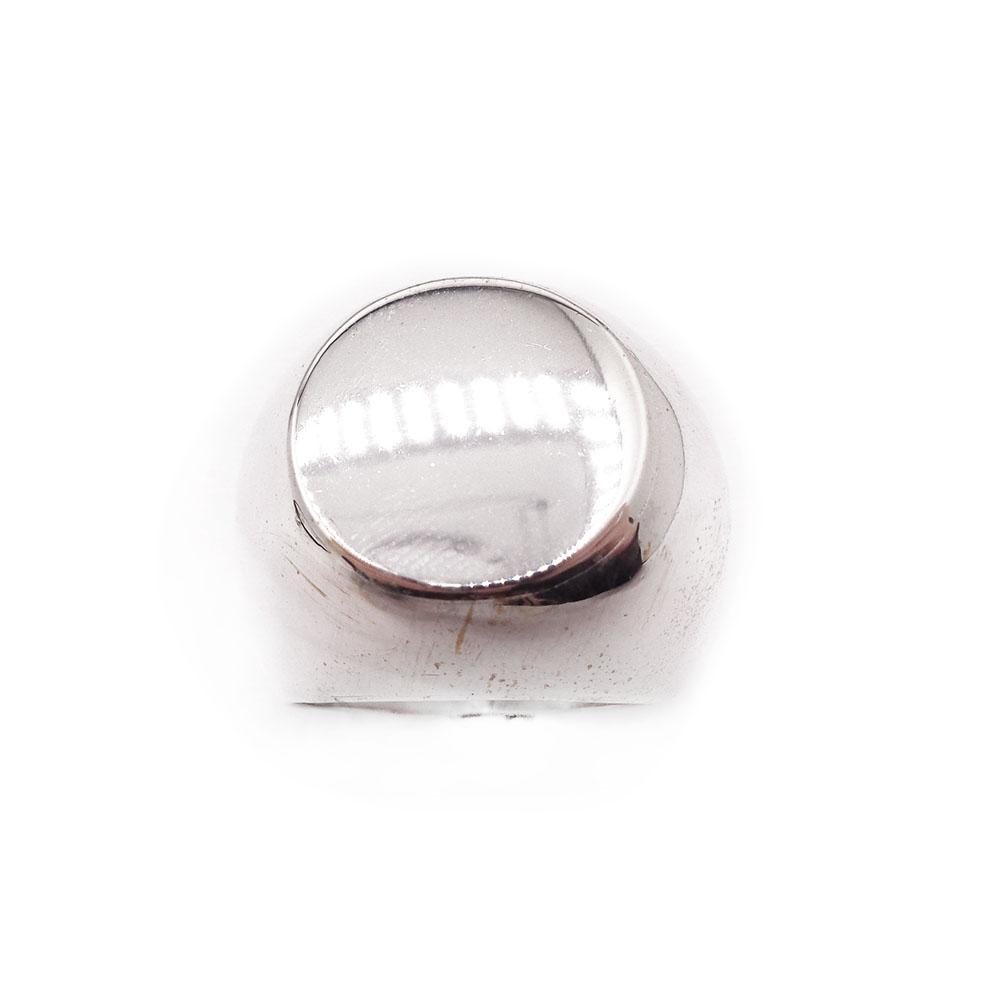 Hopeinen sormus 21,5mm #1