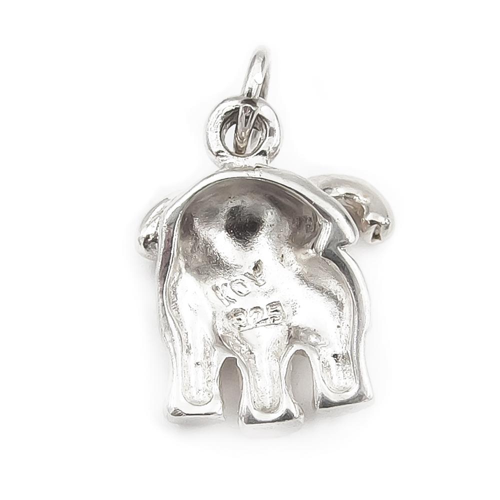 Hopeinen elefantti riipus #2