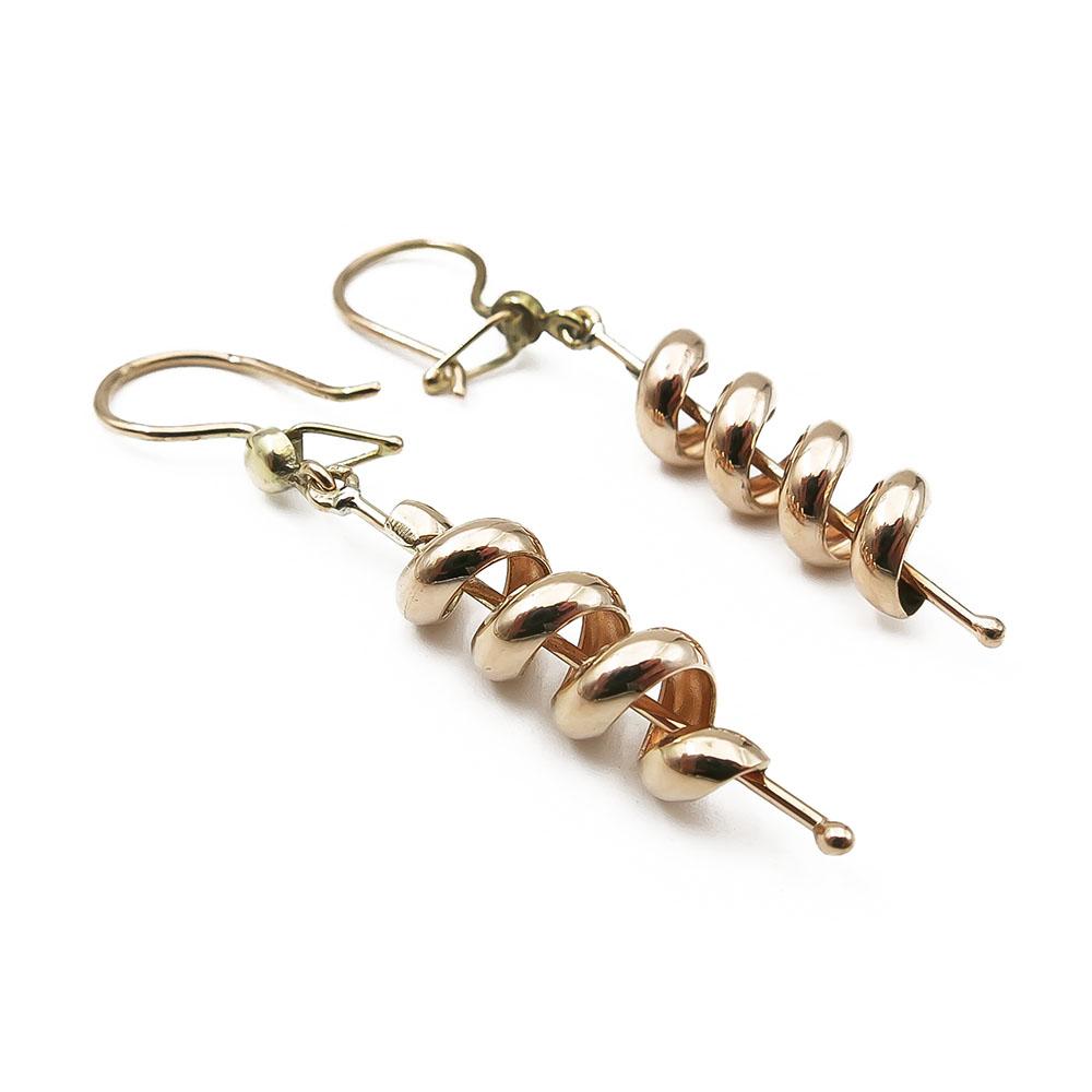 Kultaiset koukkukorvakorut #0