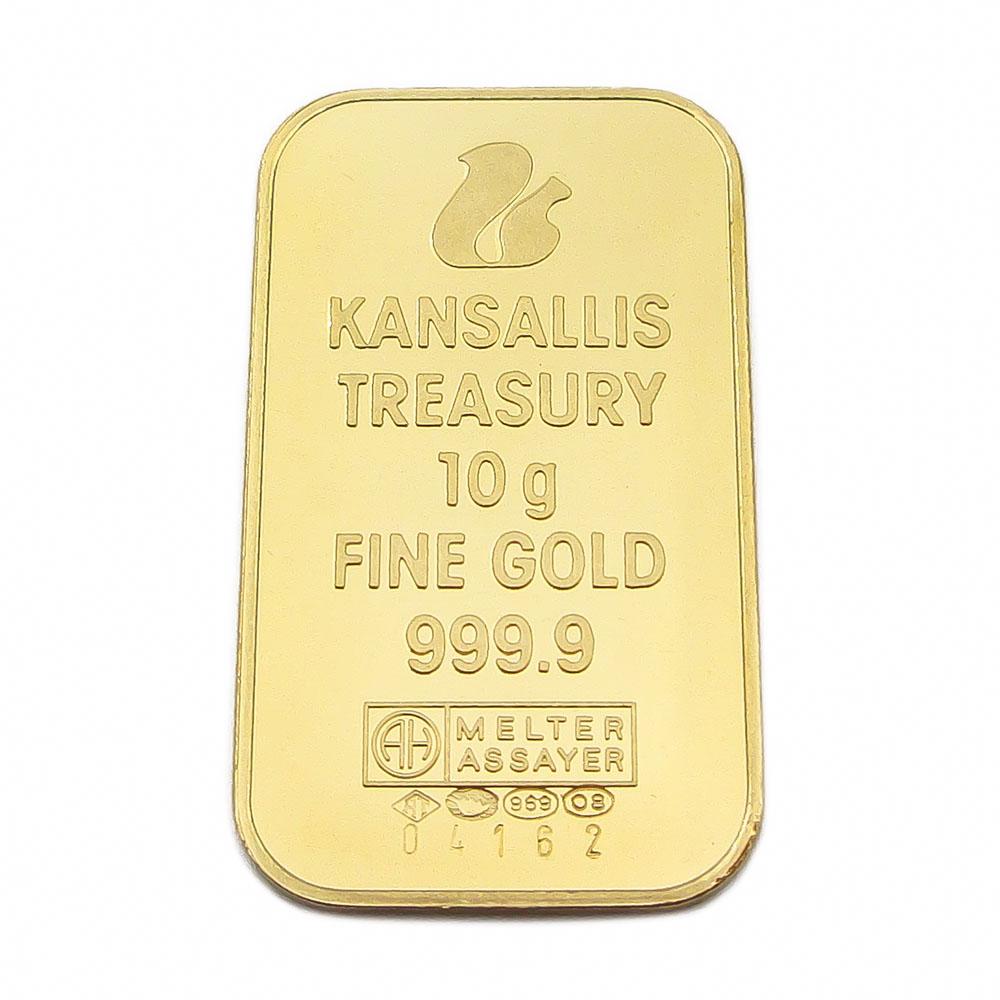 Kansallis treasury 10g fine gold 999,9 #0