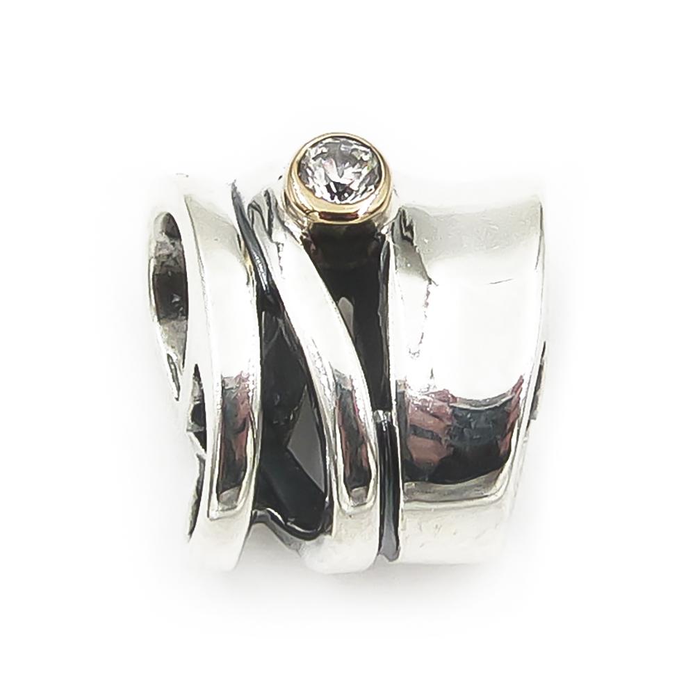 Hopeinen helariipus, zirkonia #0