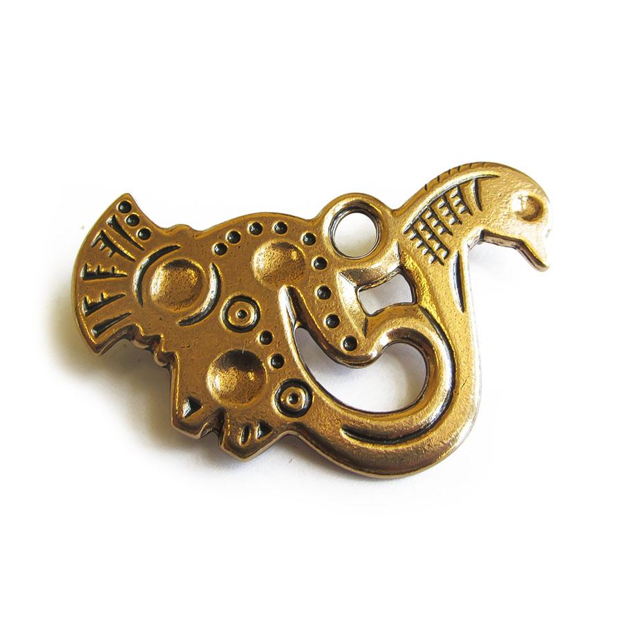 Kalevala Koru Tampereen lintu pieni solki, pronssi #0