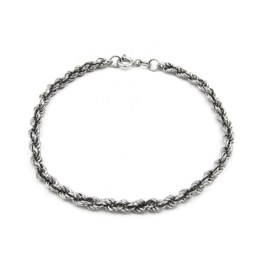 Hopeinen cordell ranneketju 18cm #2