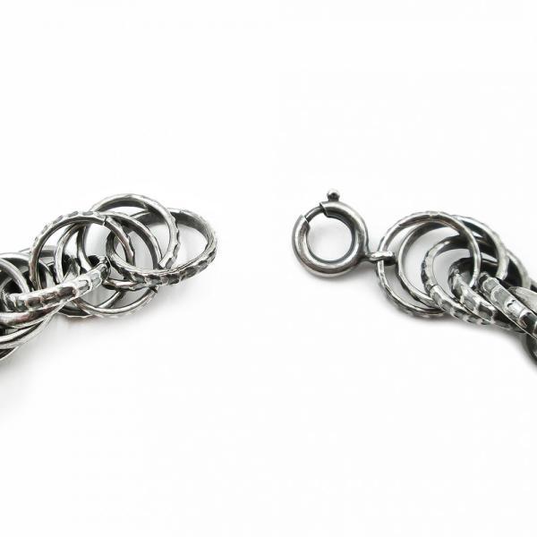 Kalevala Koru Setukaistenkääty rannekoru hopeoitu pronssi 19cm #2