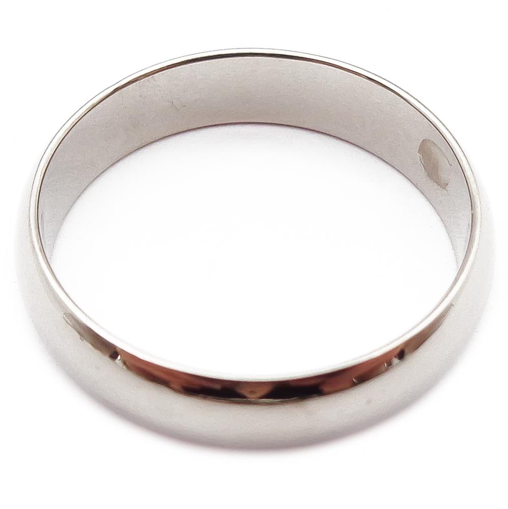 4,8mm valkokultainen Kohinoor kihlasormus 17,25mm #2