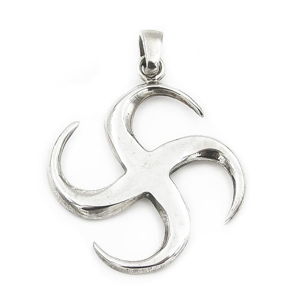 hopeinen tribaaliriipus #0