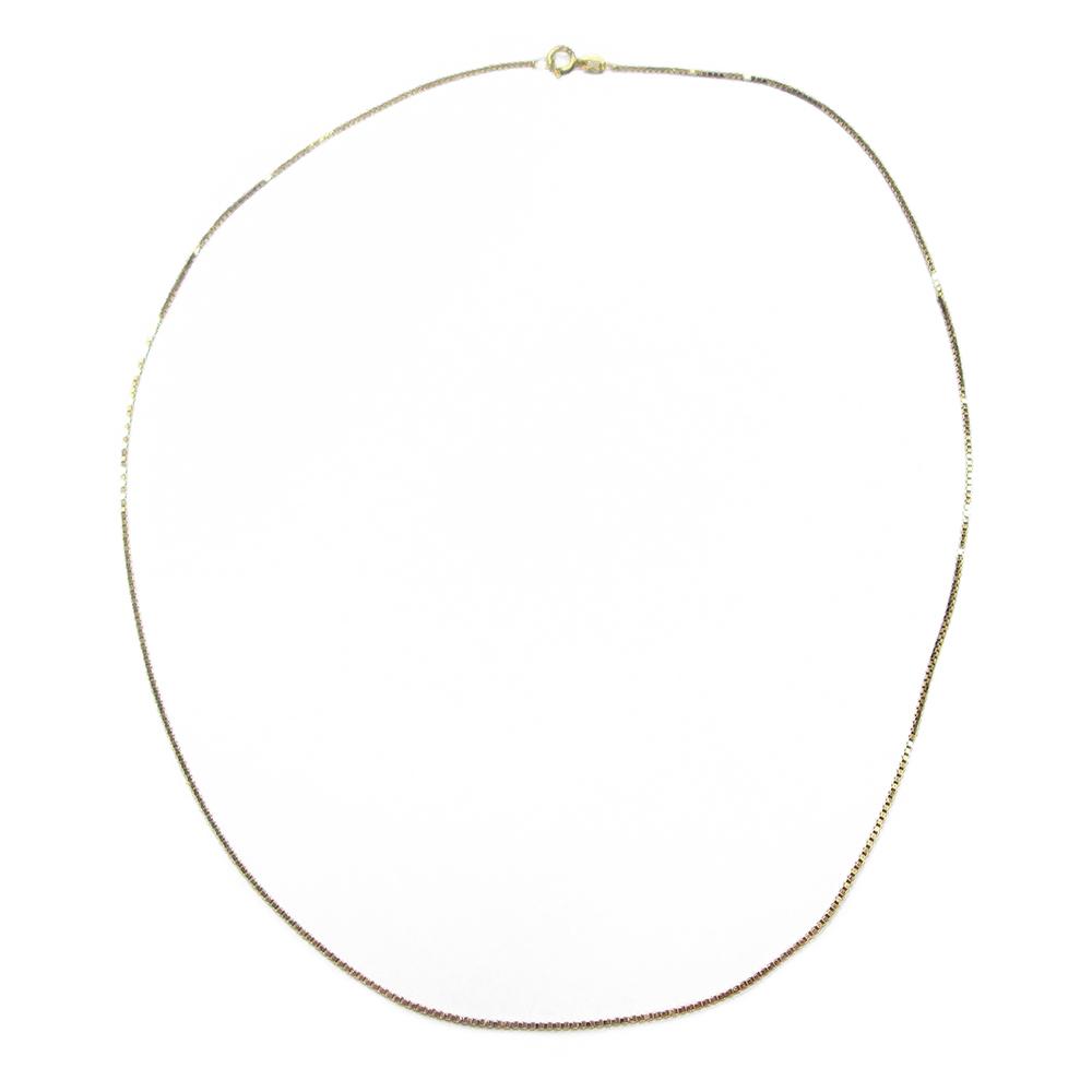 Kultainen venetsiaketju 44cm #0