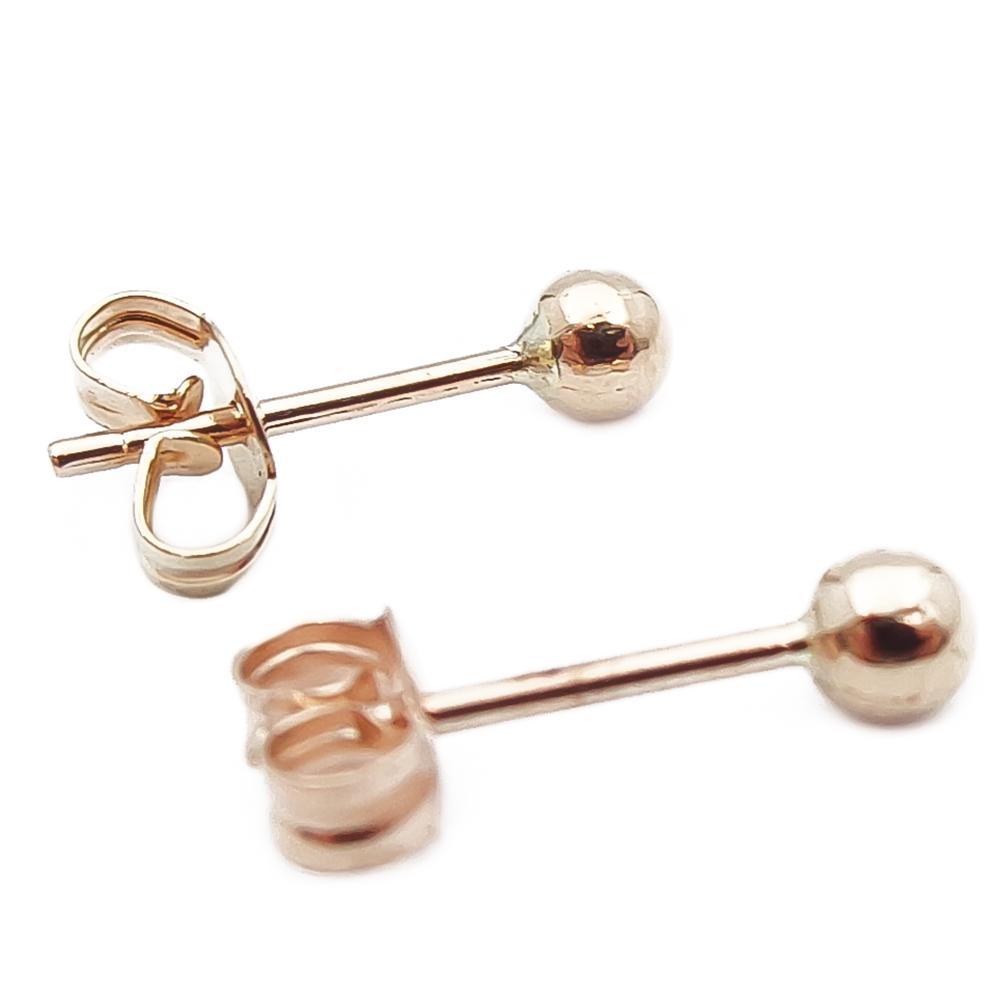 Kultaiset pallotapit 4mm #1