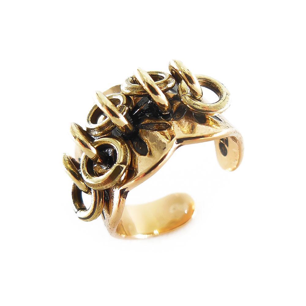 Pronssinen Lapin sormus 17,5 #0