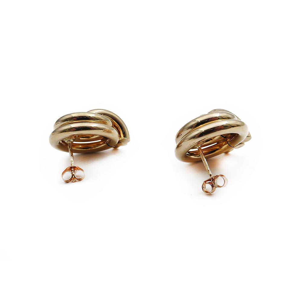 Kultaiset Solmu-korvakorut AR #2