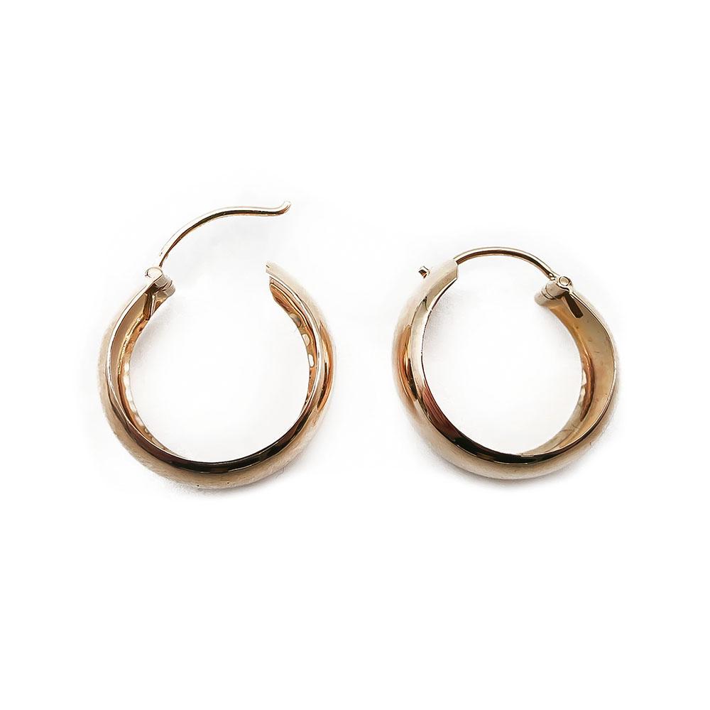 Kultaiset renkaat 6x16mm, saranalla #1