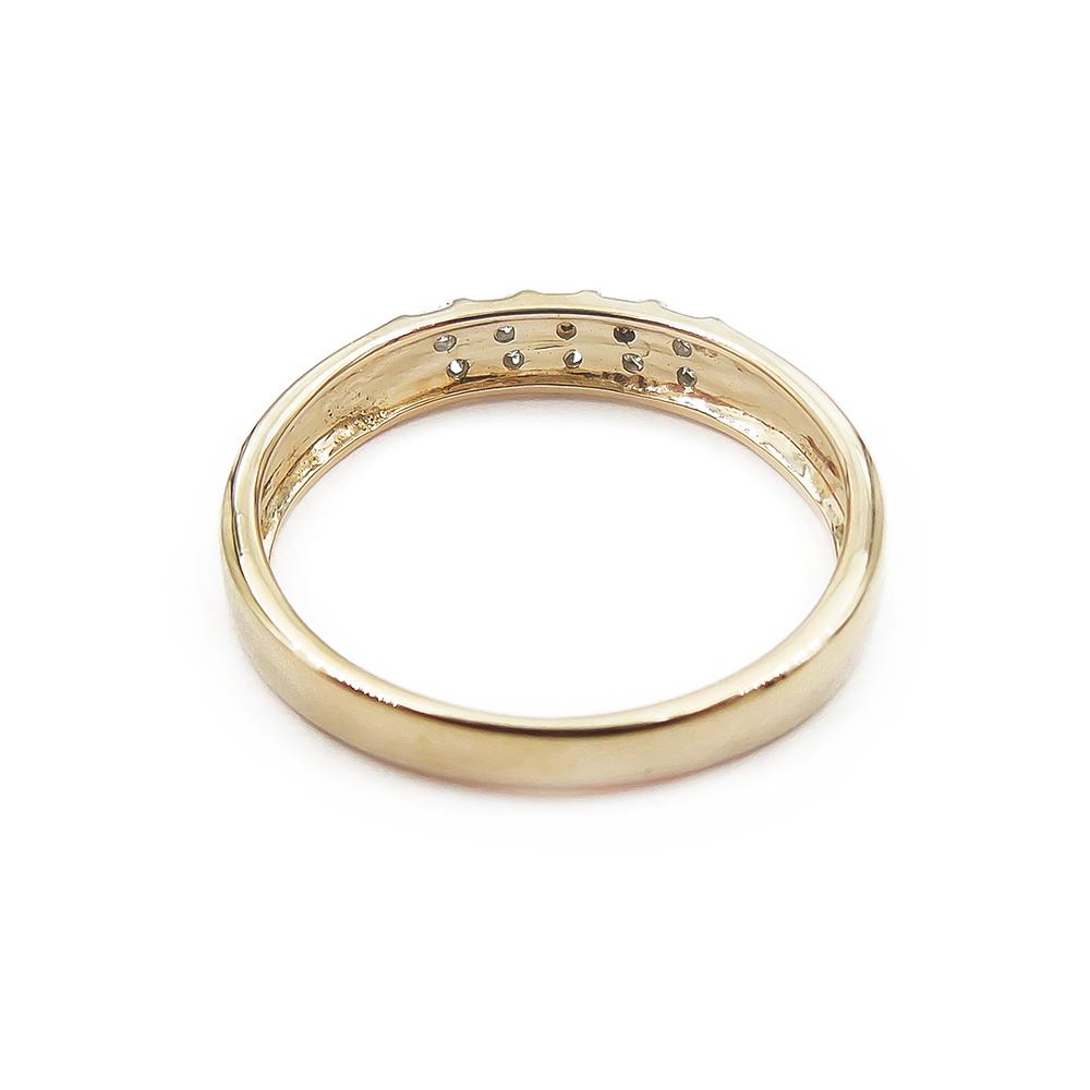 Kultainen timanttisormus,17,5 mm, Tim.0,05ct #3