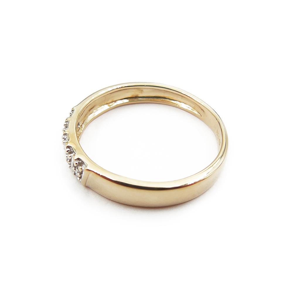 Kultainen timanttisormus,17,5 mm, Tim.0,05ct #4