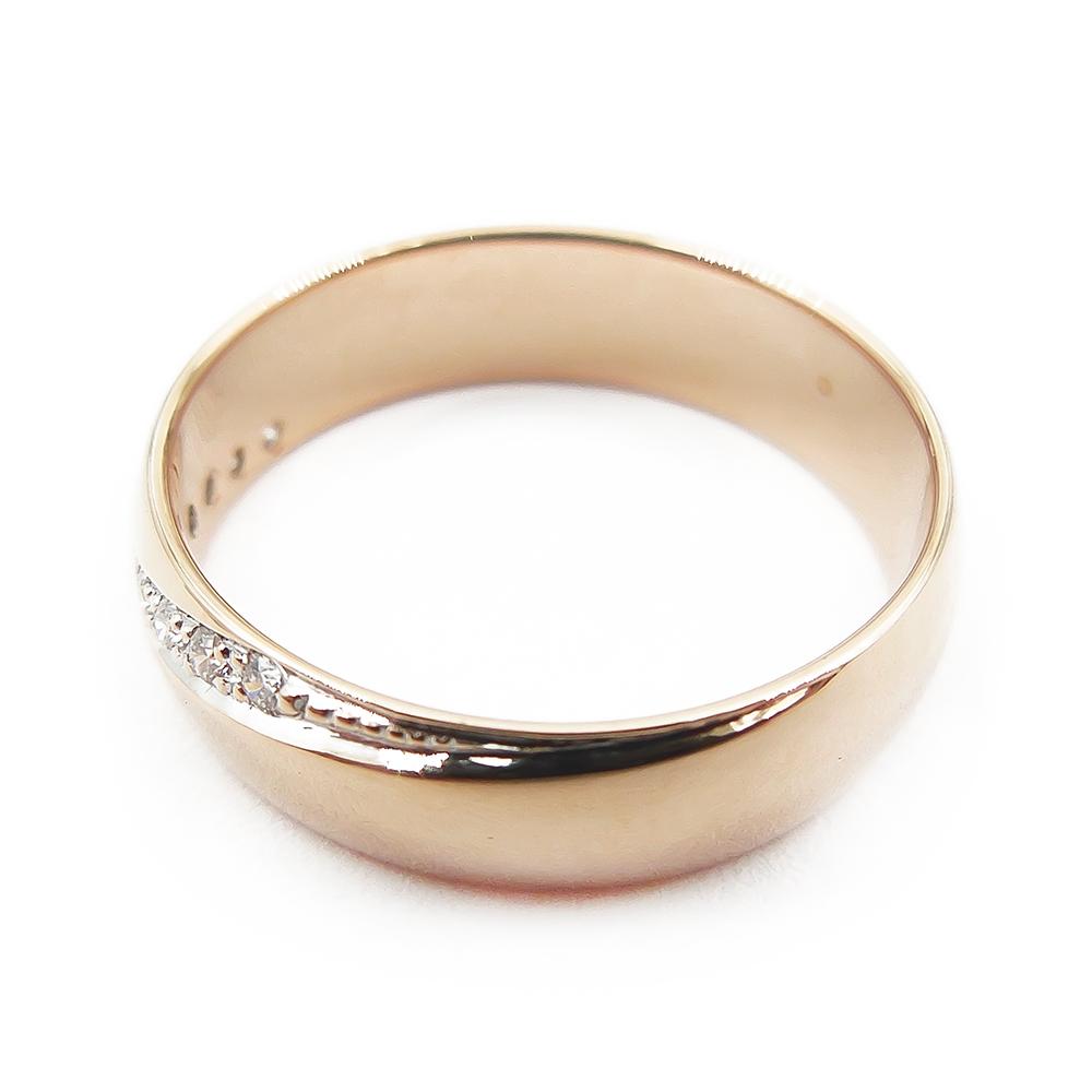 Kultainen timanttisormus,16,5mm,Tim.9x0,01ct tw/si #4