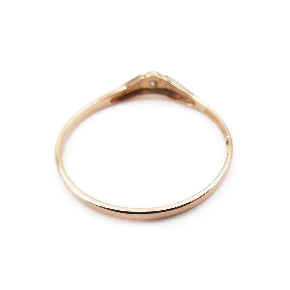 Kultainen timanttisormus, 18mm, Tim 0,005ct #3