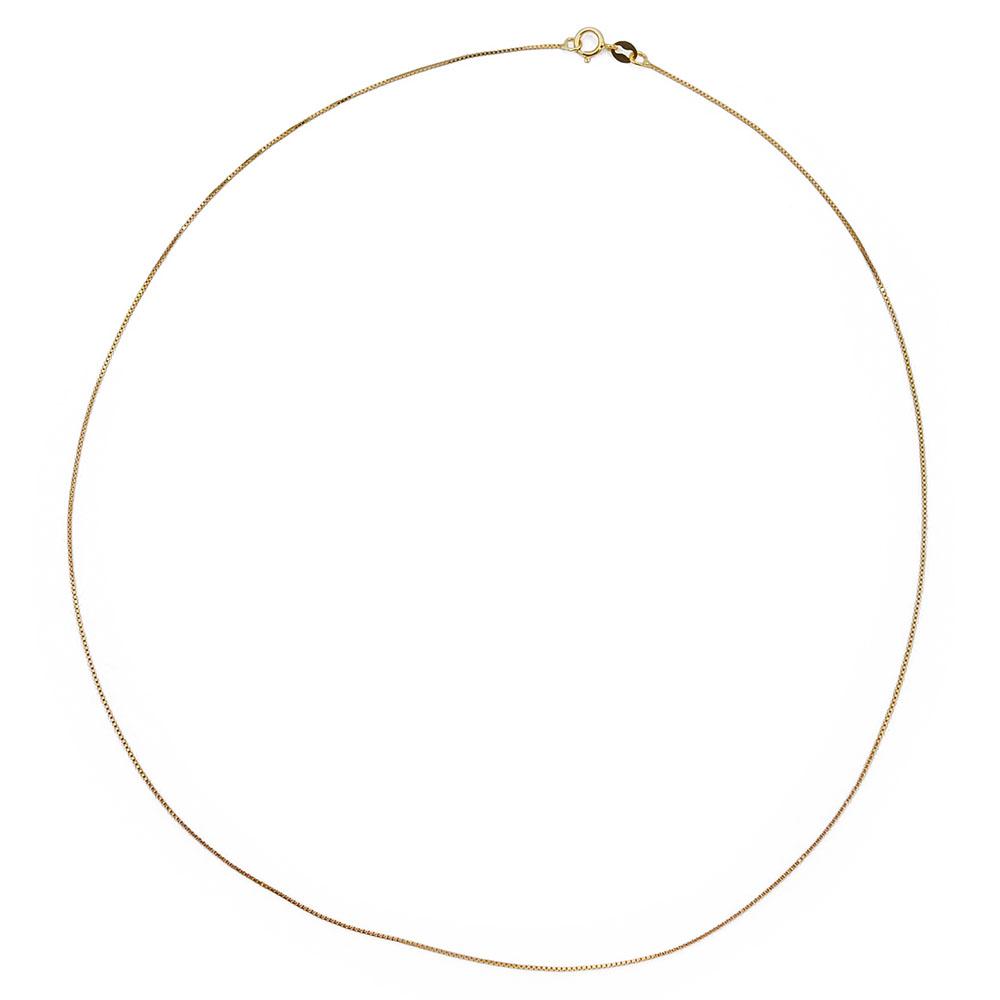 Kultainen Venetsiaketju 42cm #0