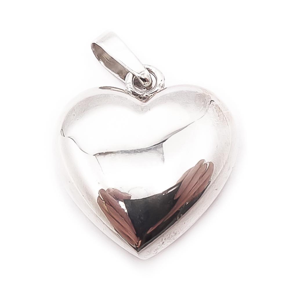 Hopeinen pullea sydän #0