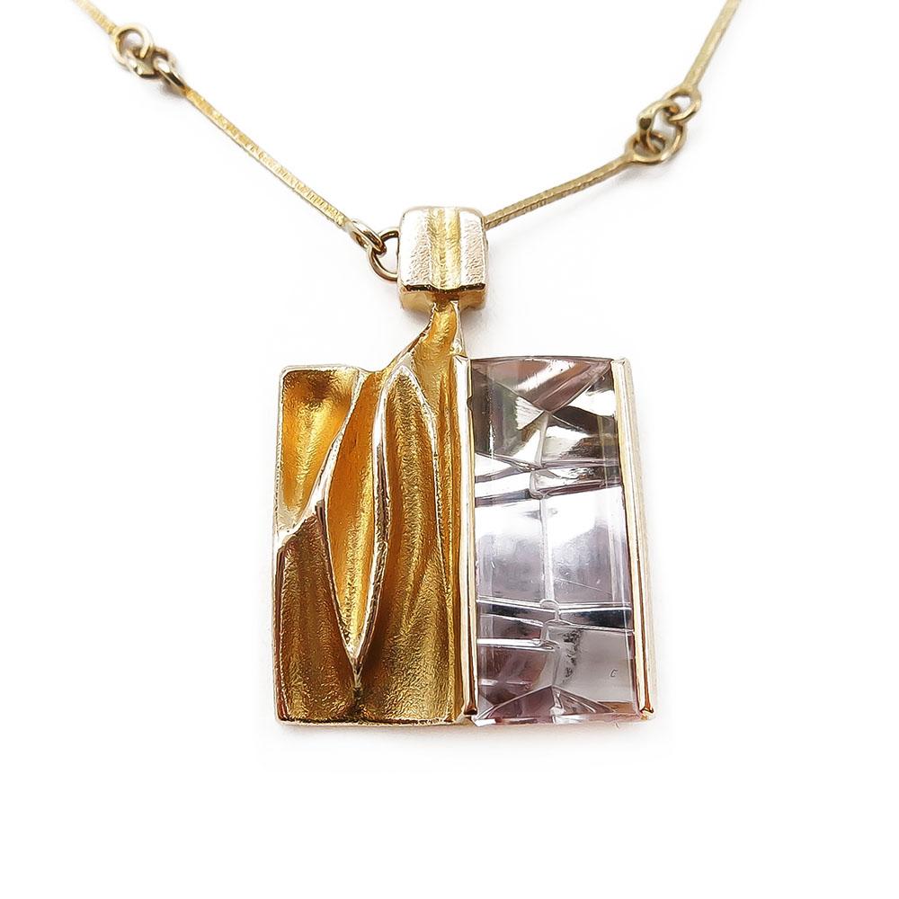 Lapponia Kaulakoru kirkkaalla kivellä 42cm v.-82 #1