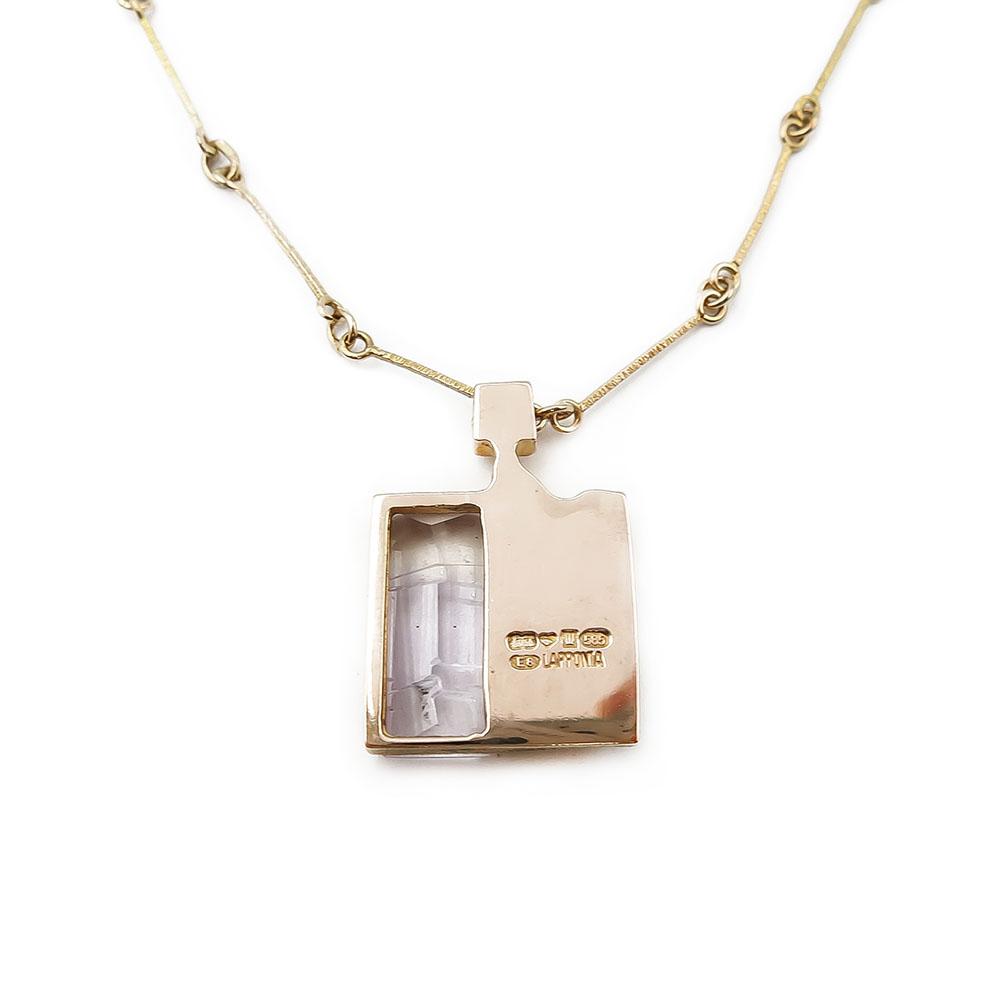 Lapponia Kaulakoru kirkkaalla kivellä 42cm v.-82 #3