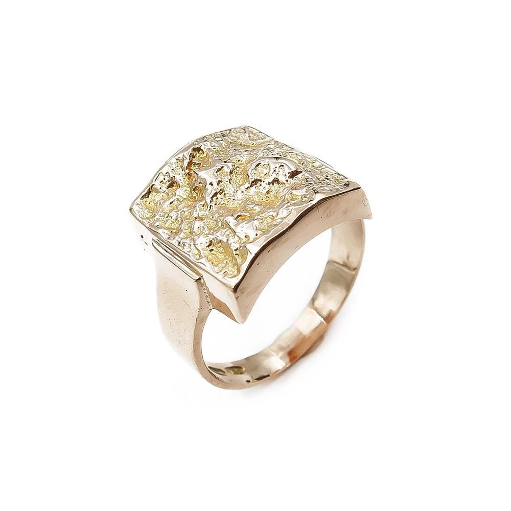 Kantasormus rosoinen kulta 19,5mm v.-70 #0