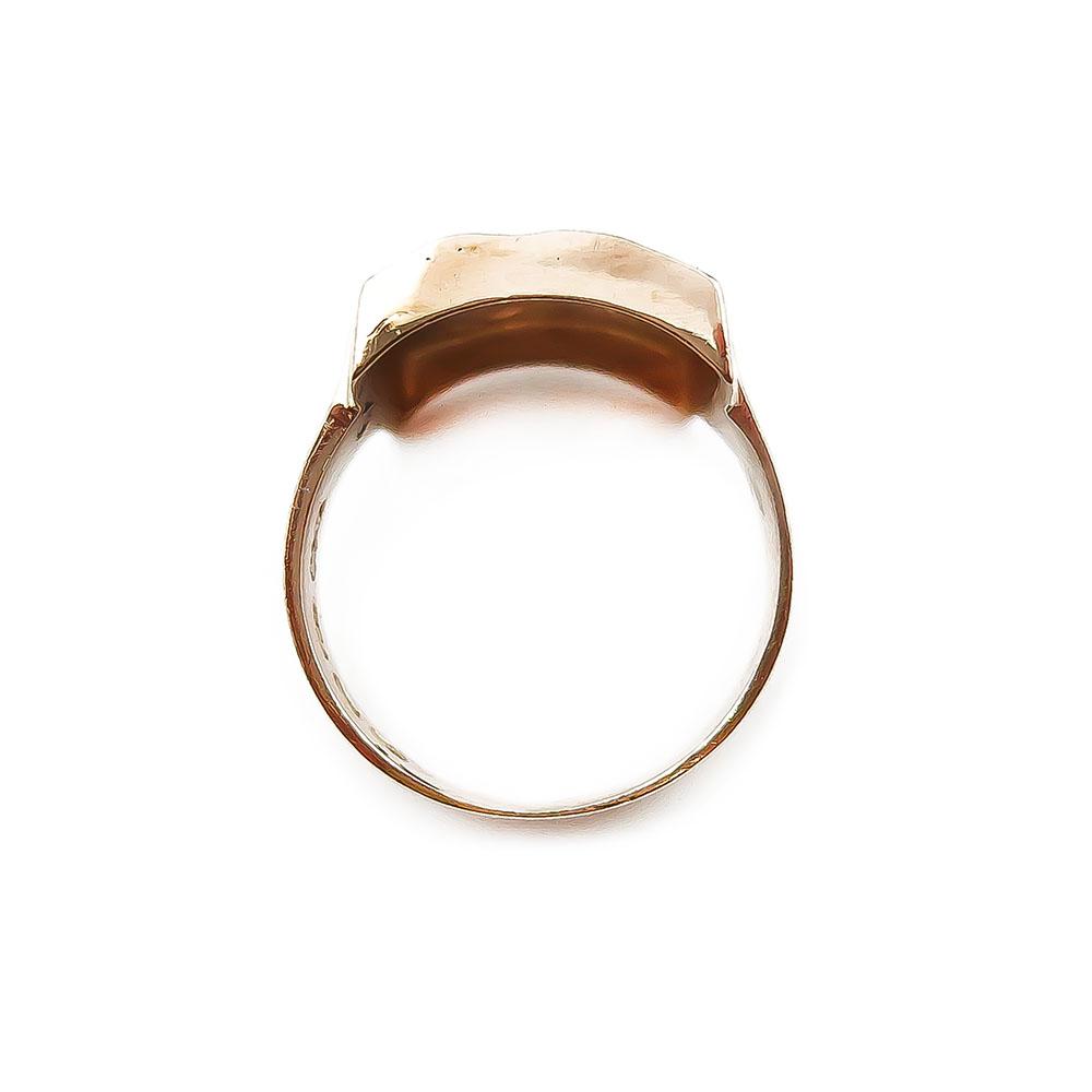 Kantasormus rosoinen kulta 19,5mm v.-70 #2