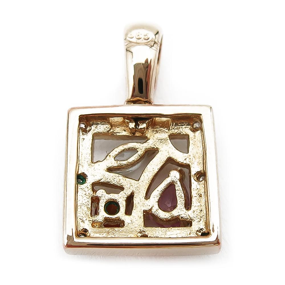 Värikivellinen riipus #1