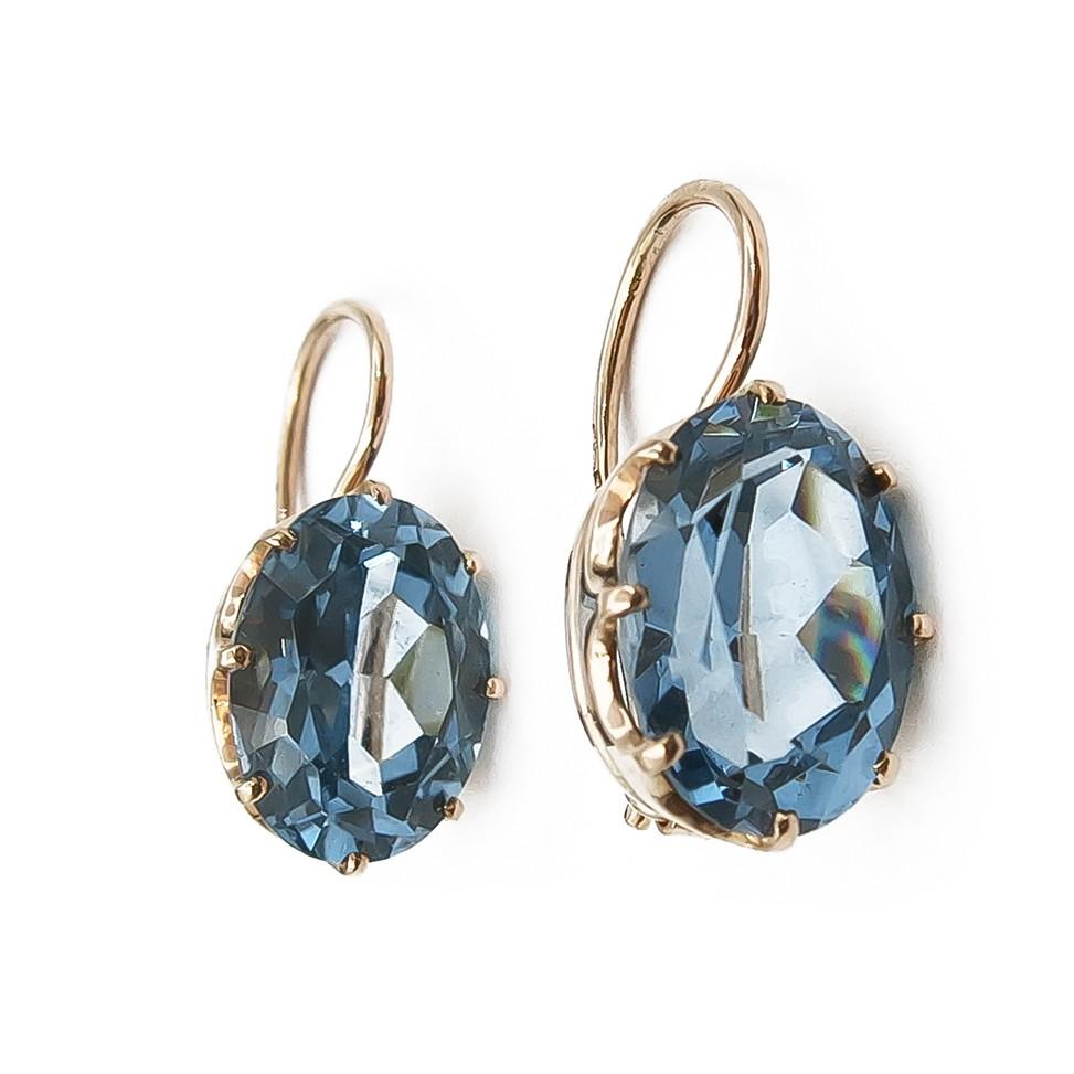 Sinikivelliset korvakorut #0