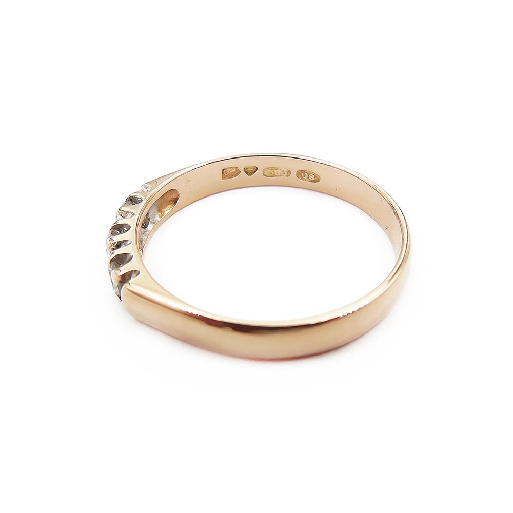 Kultainen timanttisormus,16,75mm,Timantit 3x0,04ct #4