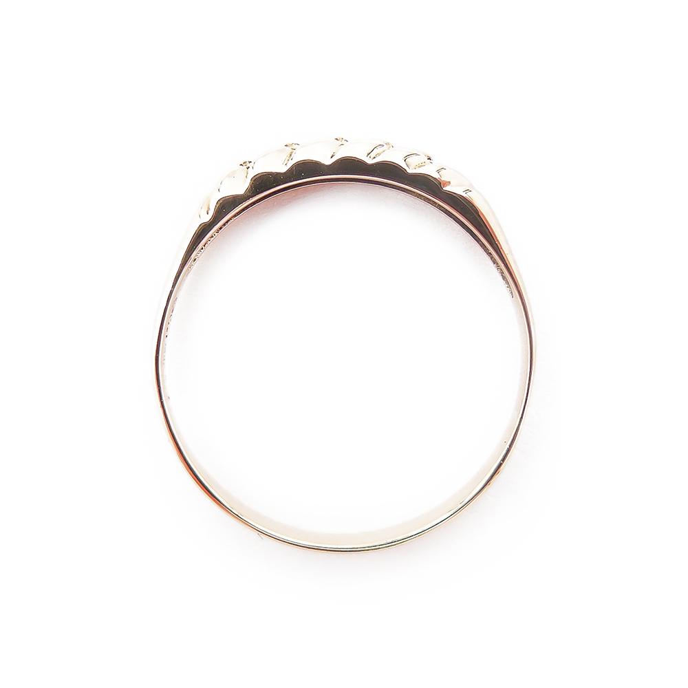 Kultainen timanttisormus,18,25 mm, timantit 5x0,005ct #2