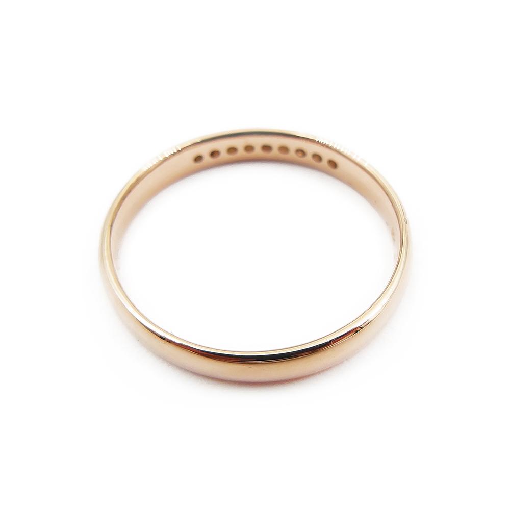 Kultainen timanttisormus, 20mm, timantit 9x0,005ct #3