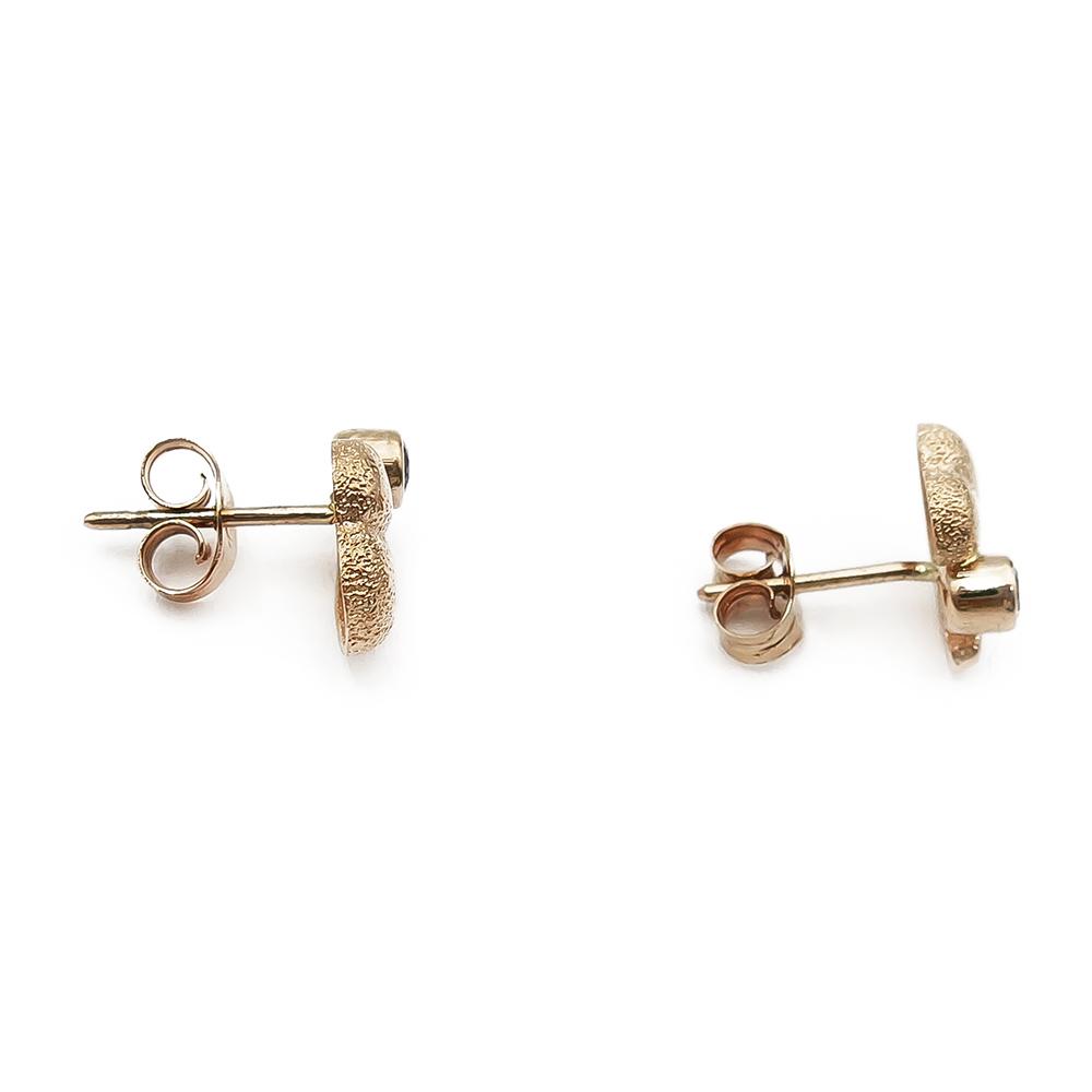 Sinikivi tappikorvakorut #1