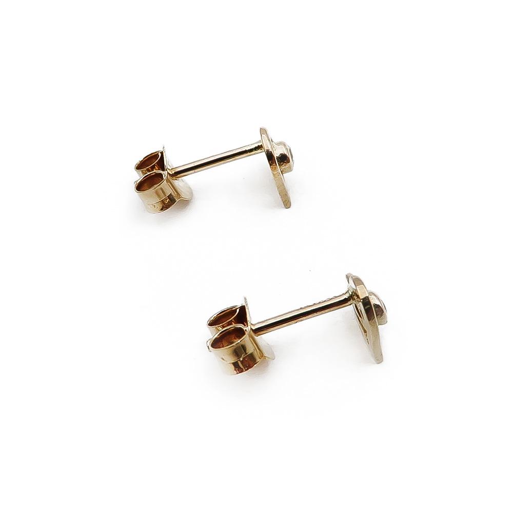 Kultaiset z sydän korvakorut #1