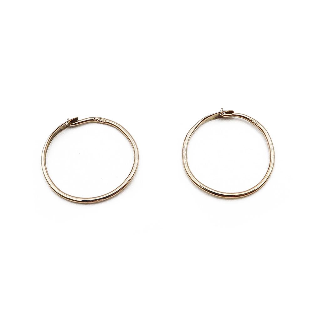 18K kultaiset renkaat korvakorut #0