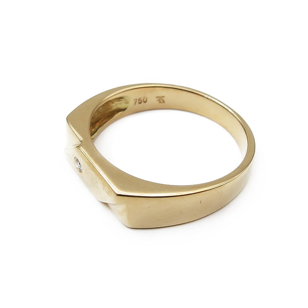 18K tim. 0,01ct kantasormus koko 17,5 #2