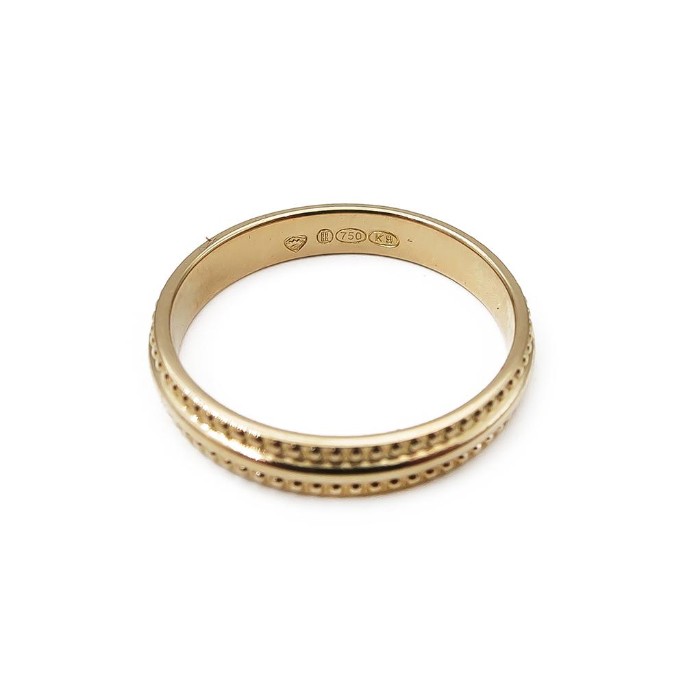 18K Kalevala Koru Uskelan Isonkylän sormus koko 17,0, lev.3mm #2