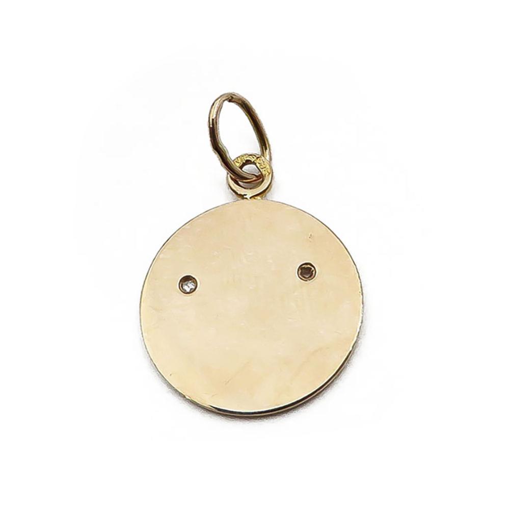 kultainen Kaksonen horoskooppiriipus timanttilla 0,01ct #2