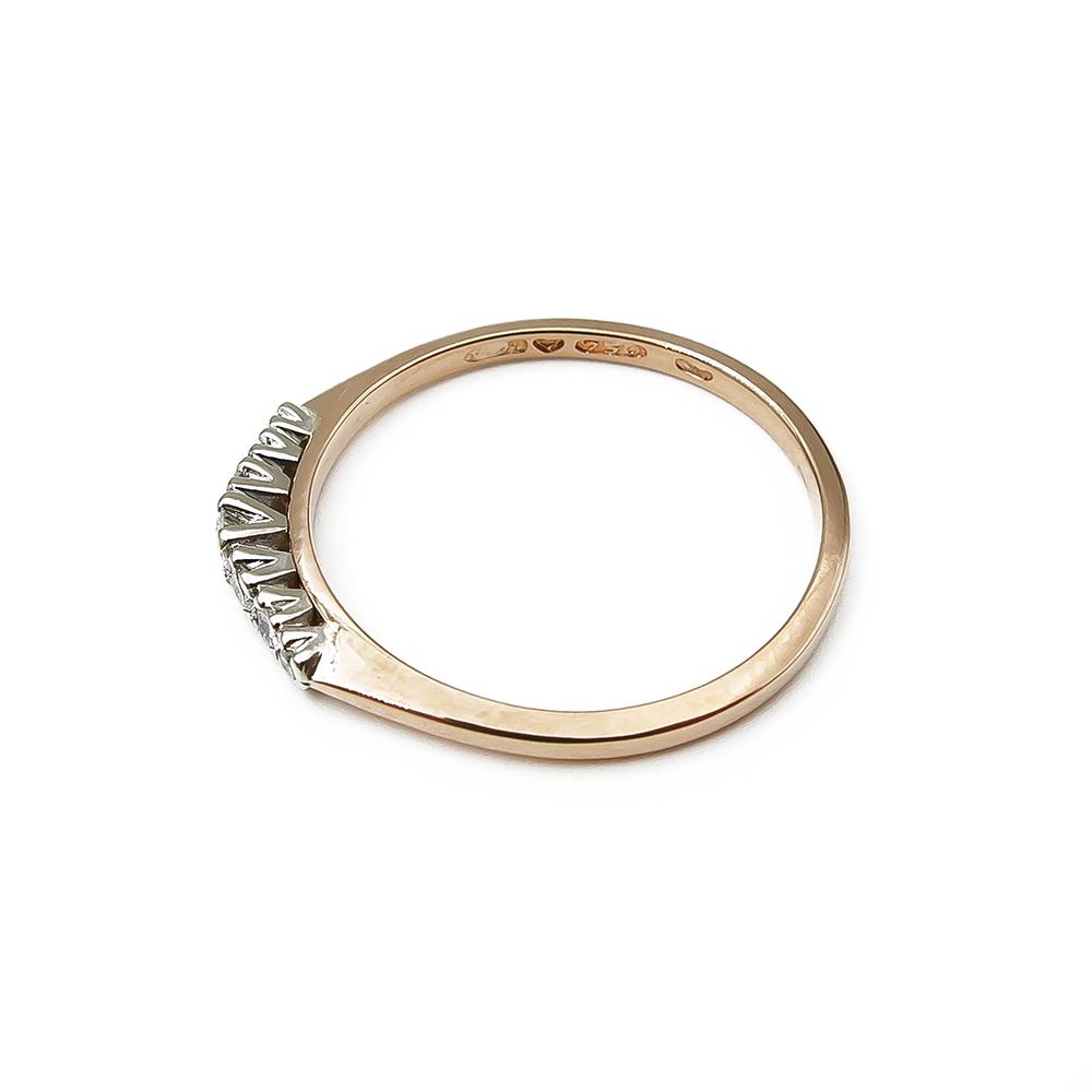 18K tim.yht. 0,1ct sormus koko 18,25 v.-82 #2