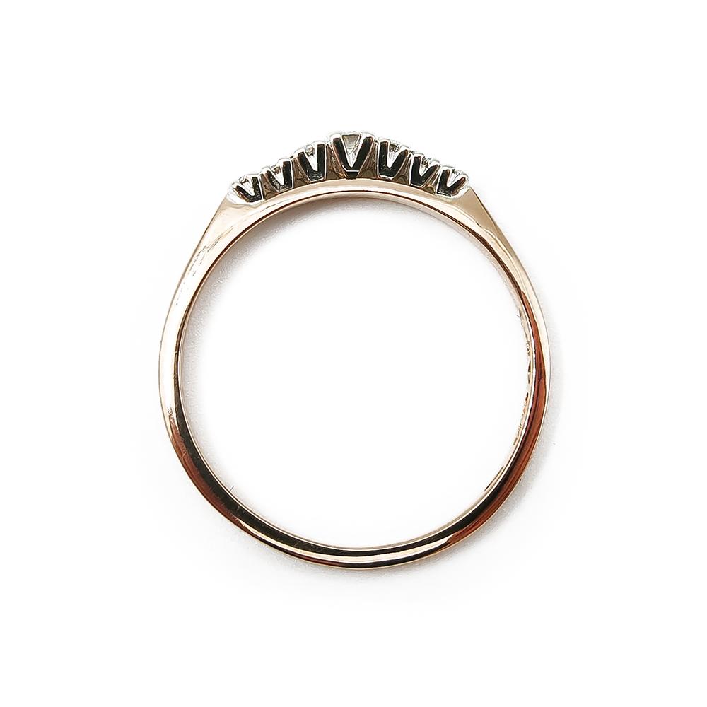 18K tim.yht. 0,1ct sormus koko 18,25 v.-82 #3