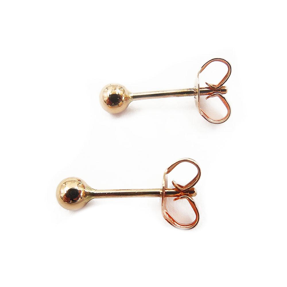 Kultaiset korvanapit, 2,90mm pallot #1