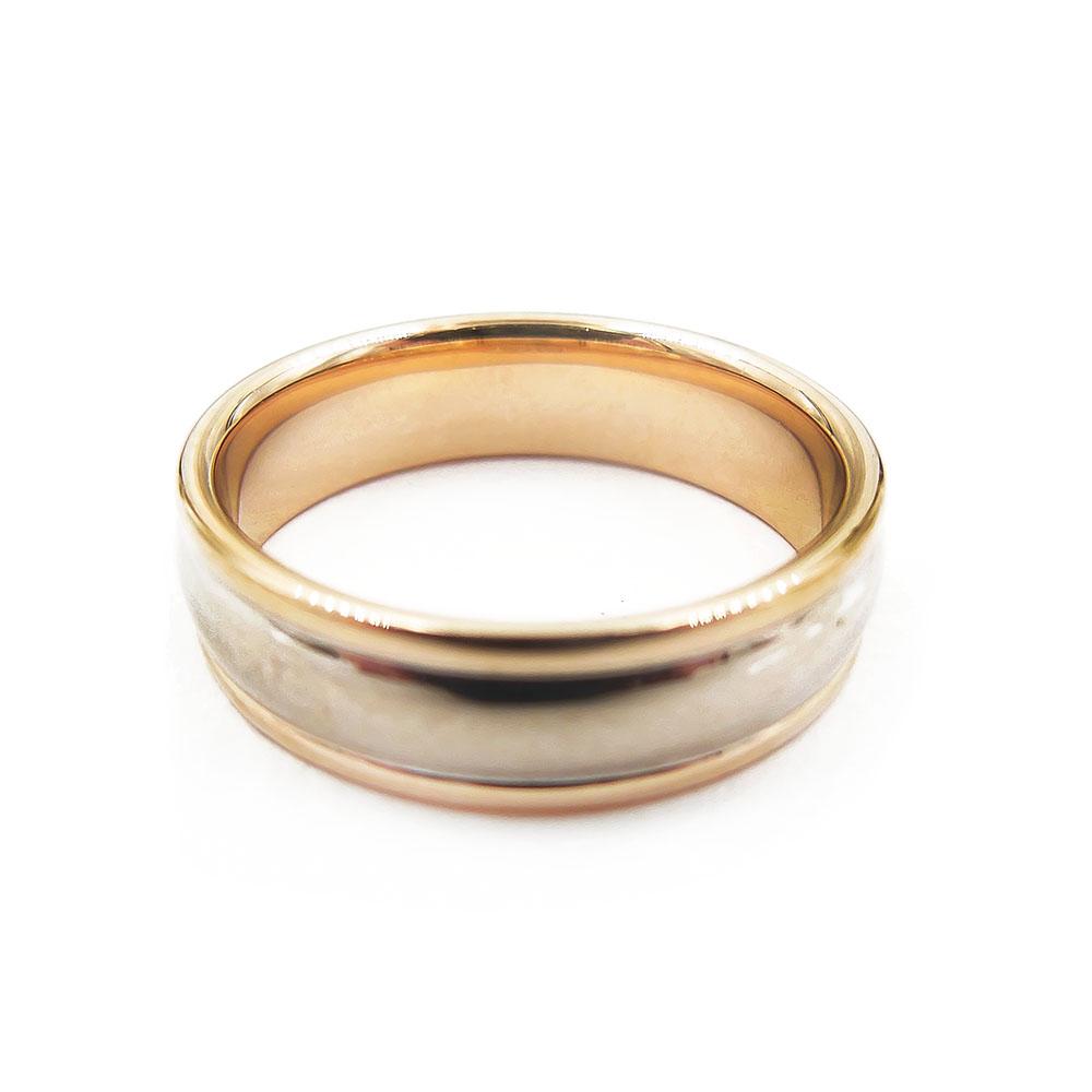 Kultainen kihlasormus,15,75mm,kaksivärinen #3