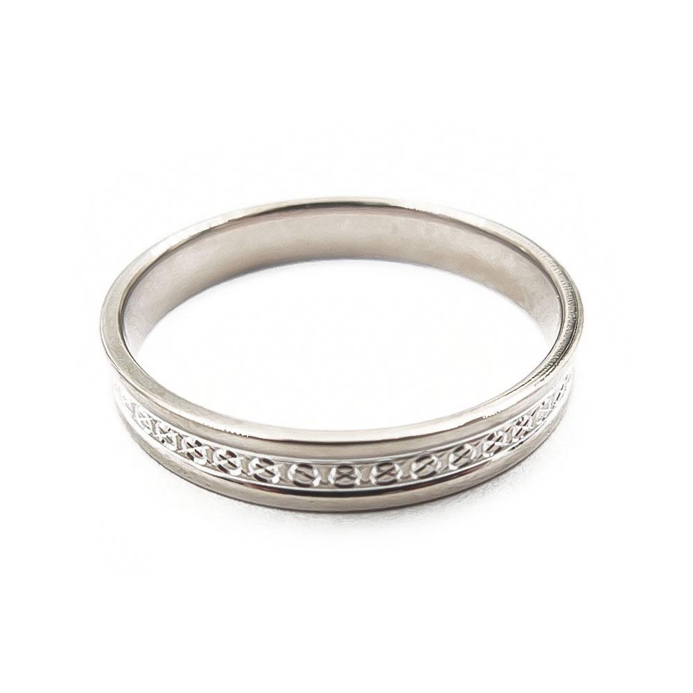 Valkokultainen kihlasormus, 18,5mm #1