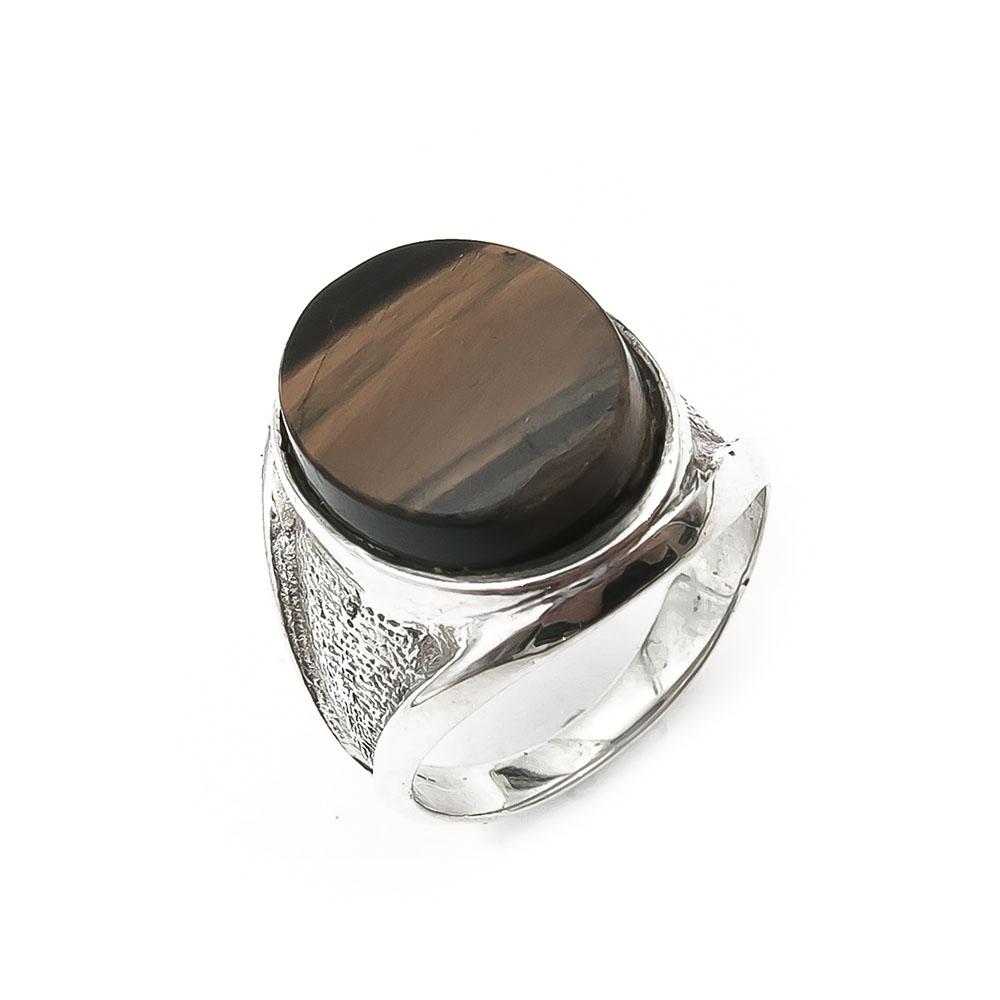 Tiikerinsilmäsormus 18,25mm #0