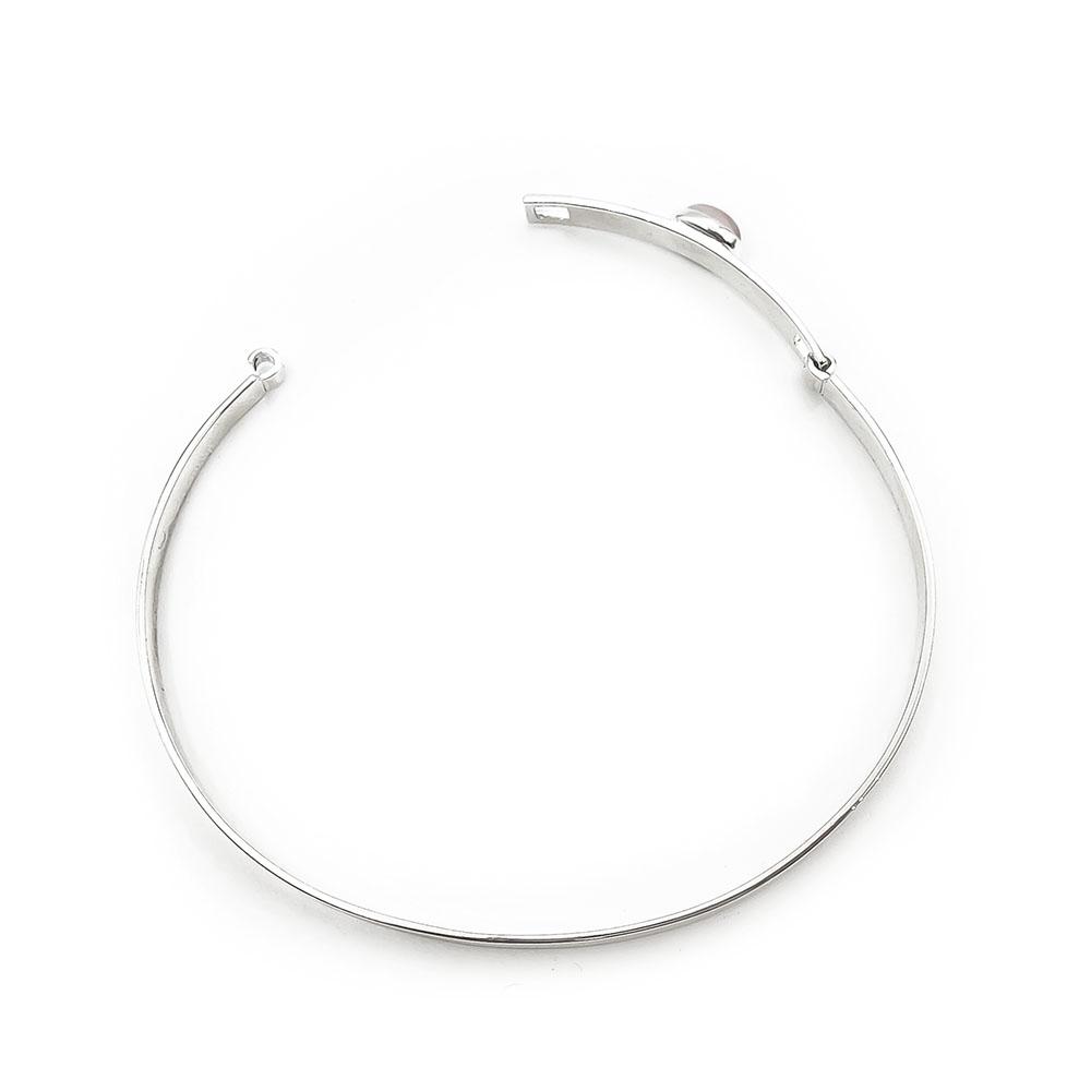 Ruusukvartsi rannerengas 60mm v.-66 #2