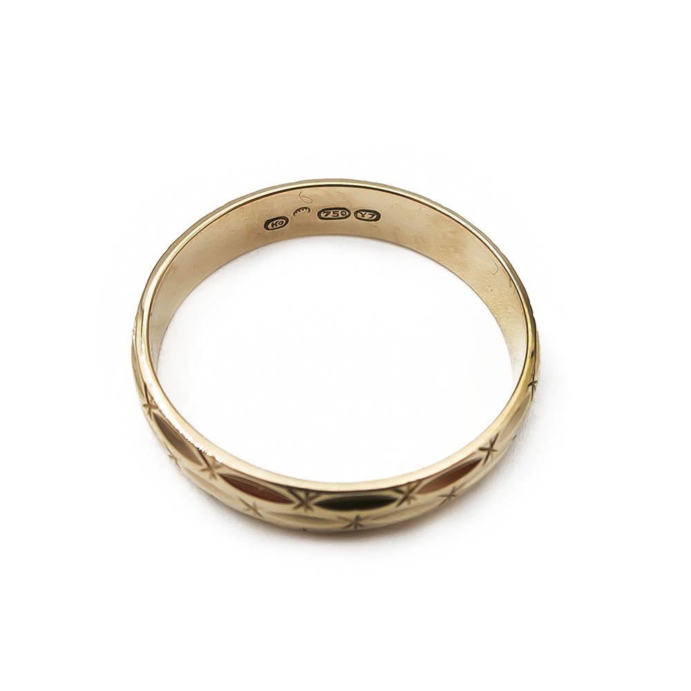 18K sormus koko17 v.-76 lev.3mm #1