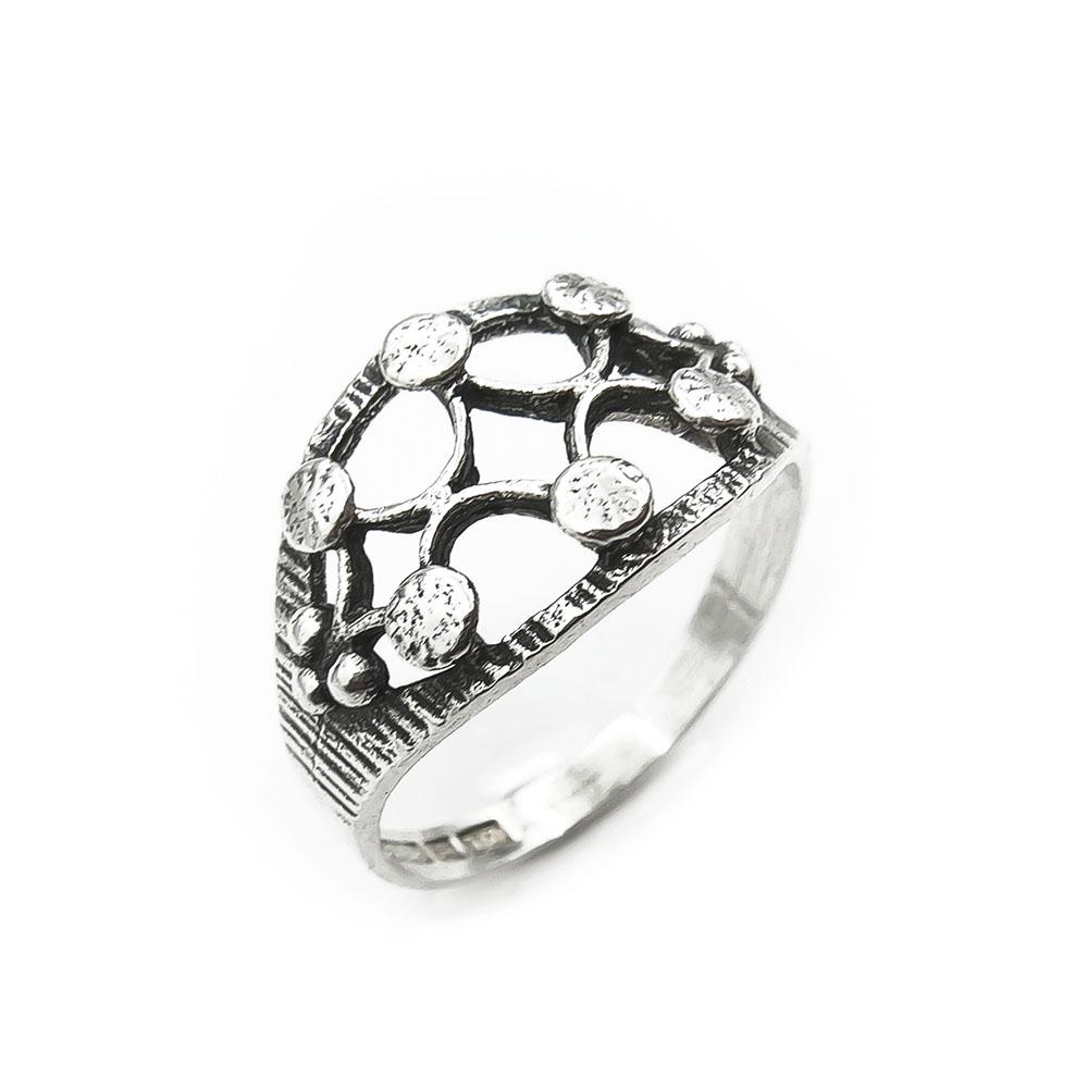 Hopeasormus pallokuvioin 19,25 #0