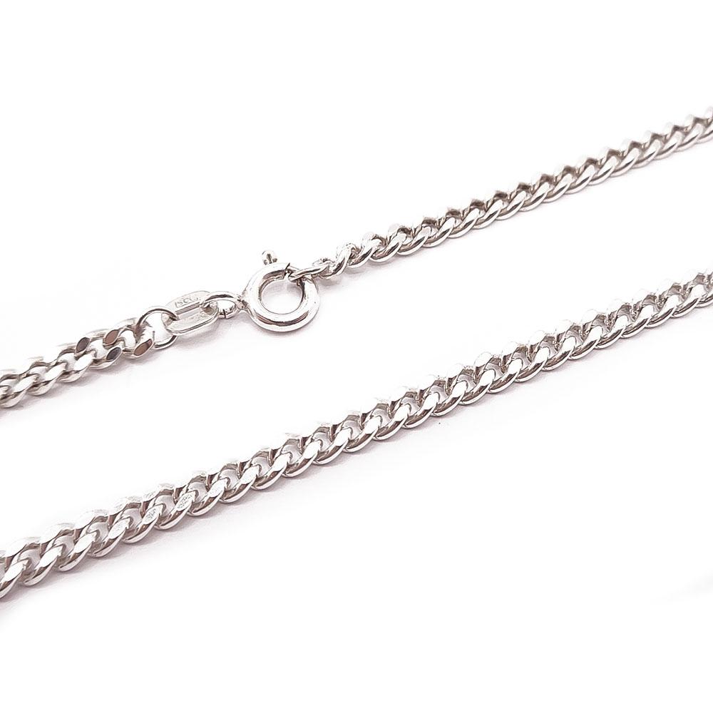 Hopeinen panssariketju 70cm #1