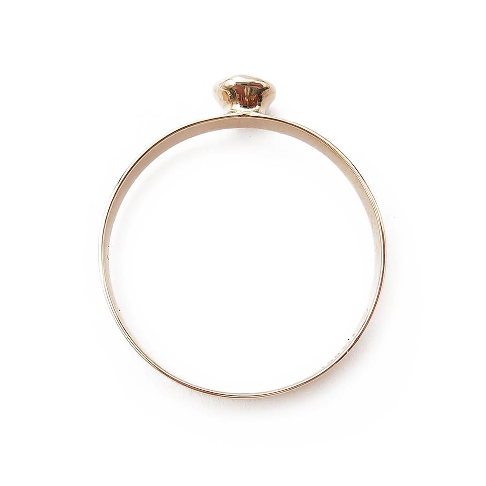 Punakivellinen sormus 18,5mm vuodelta 1978 #2