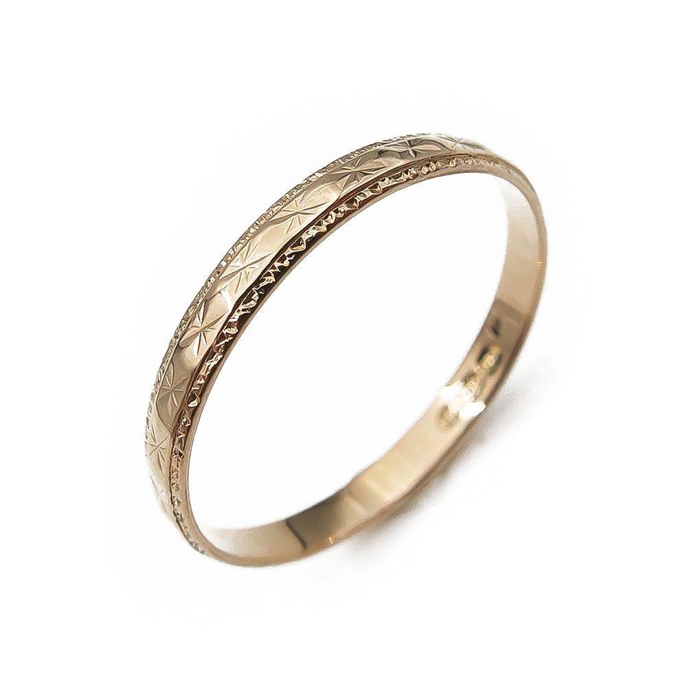 18K sormus koko 19,75 v.-78 lev. 2mm #0